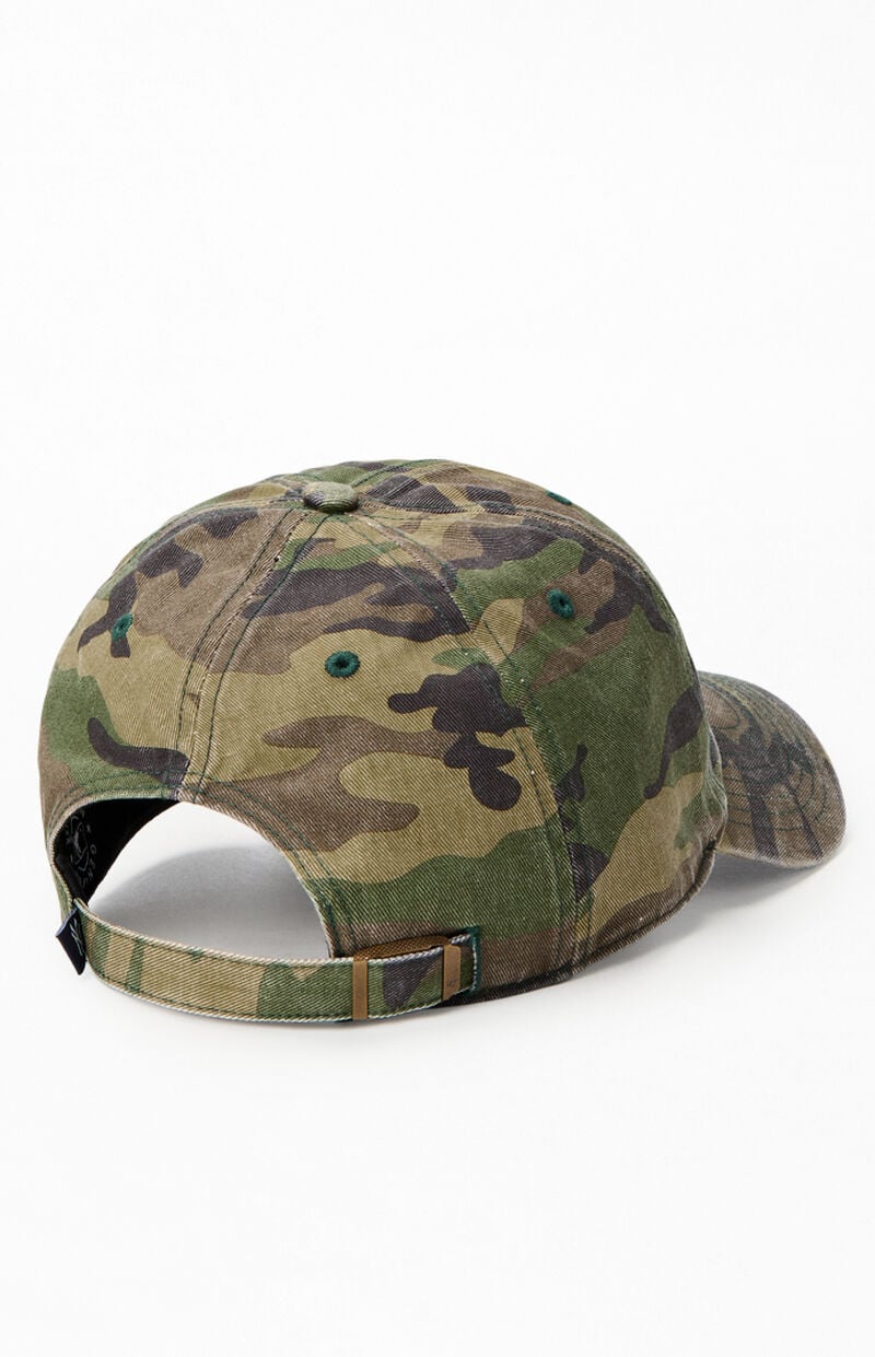 New York Yankees Clean Up Adjustable Cap - Camo Black Hat