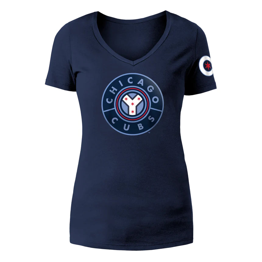 CHICAGO CUBS Women CITY CONNECT T shirt
