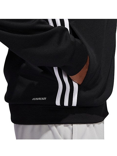 Mens Adidas AEROREADY Full-Zip Track Jacket Black