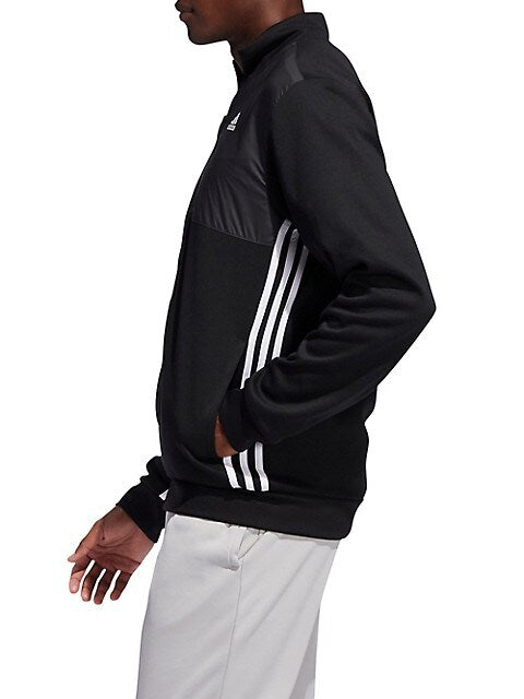 Mens Adidas AEROREADY Full-Zip Track Jacket Black