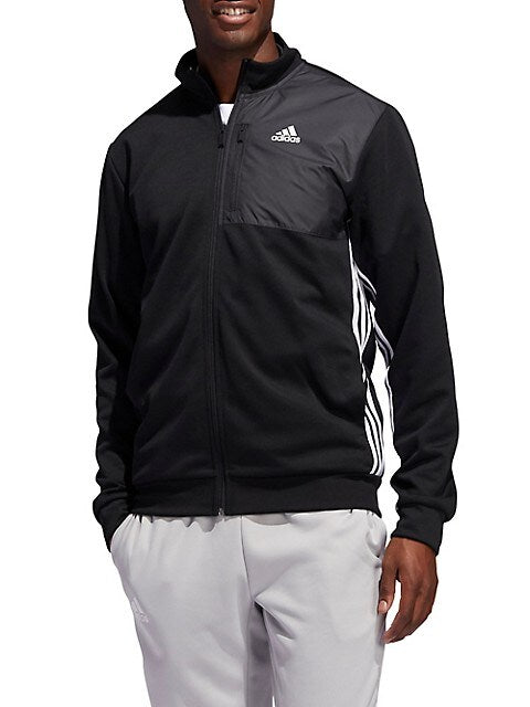 Mens Adidas AEROREADY Full-Zip Track Jacket Black