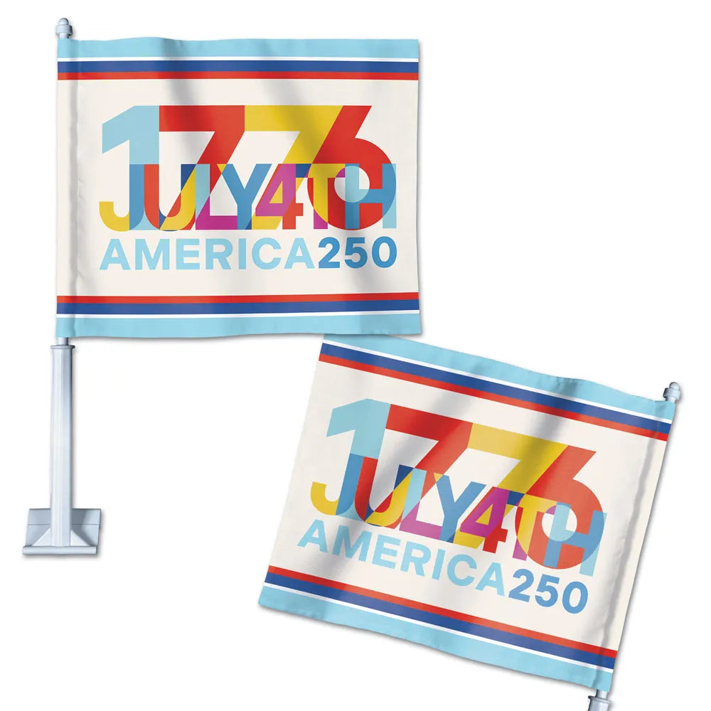 America 250 Car Flag 11.75" x 14"