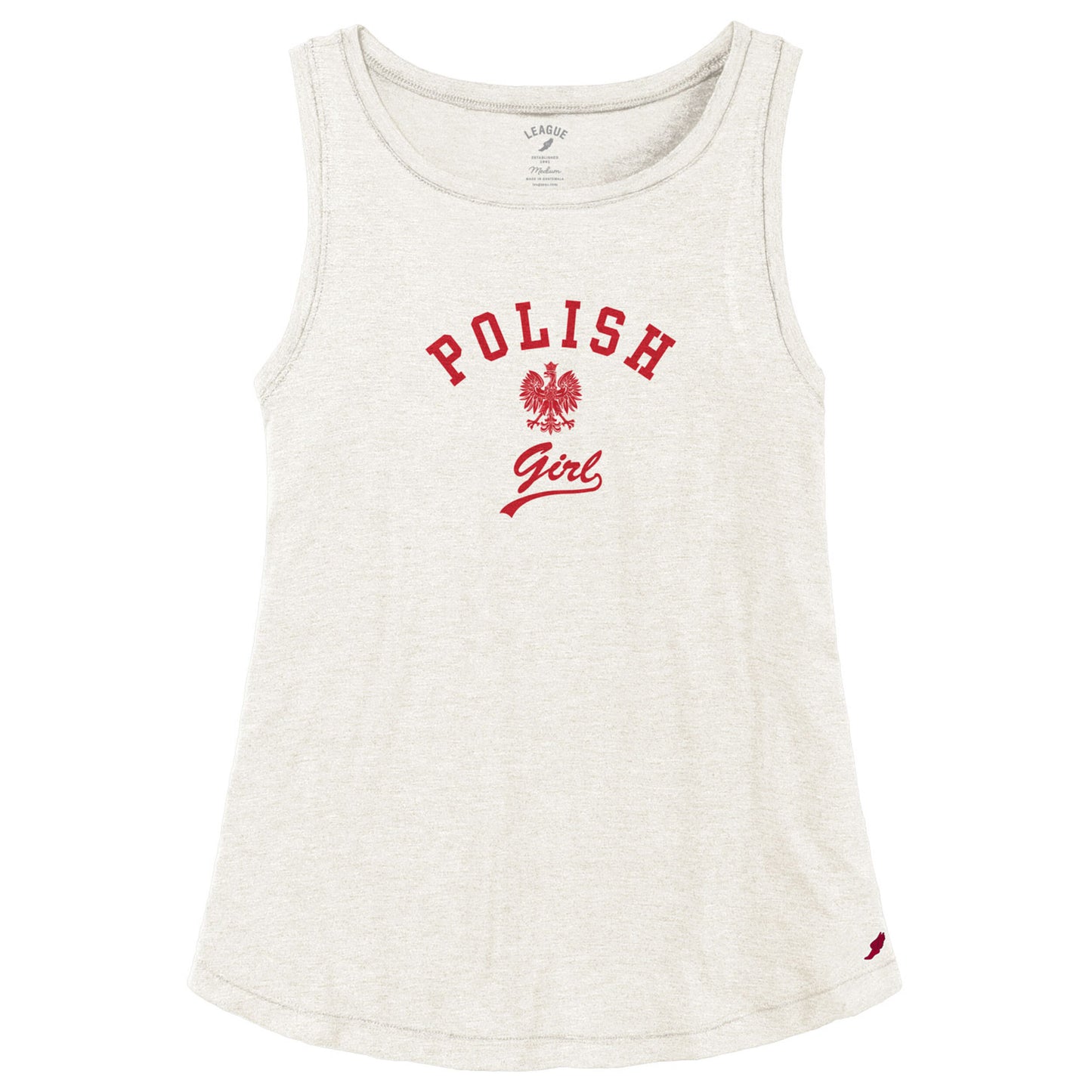 "Polish Girl" Polska White Tank Top