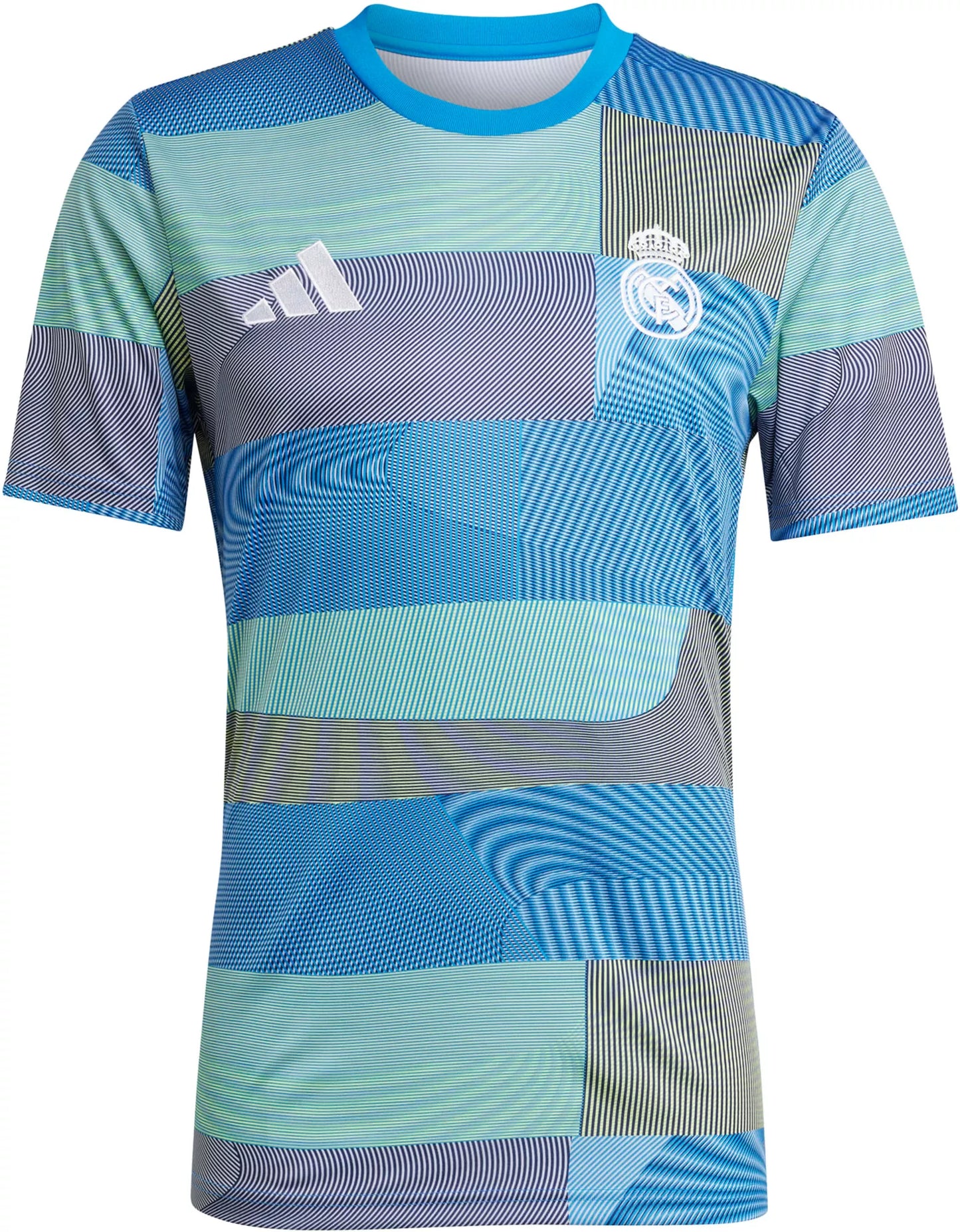 Adult Real Madrid 2025 adidas Blue Home Prematch Jersey
