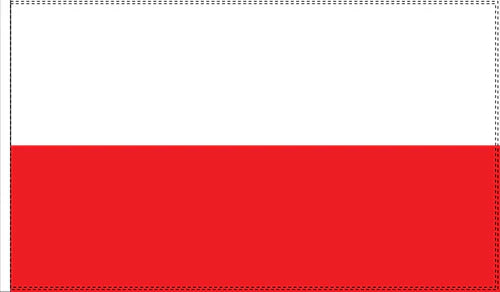 Poland Civil Flag 3'x5' 100D