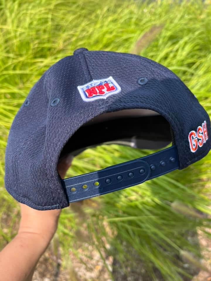 New Era Chicago Bears Navy Blue 2024 Sideline Rope JR 9SEVENTY Youth Adjustable Hat