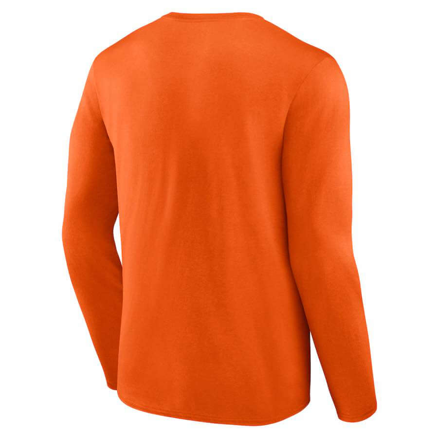 Men's Fanatics Orange Chicago Bears Long Sleeve T-Shirt