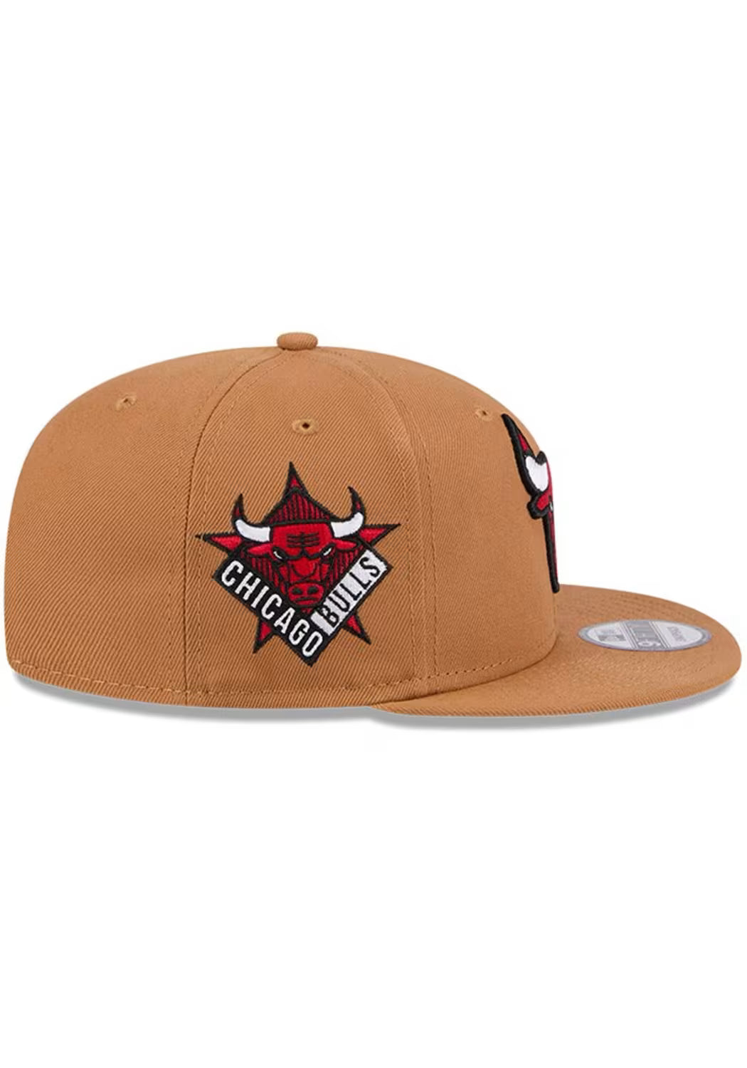 Chicago Bulls 9FIFTY New Era Camel Color Hat Snapback