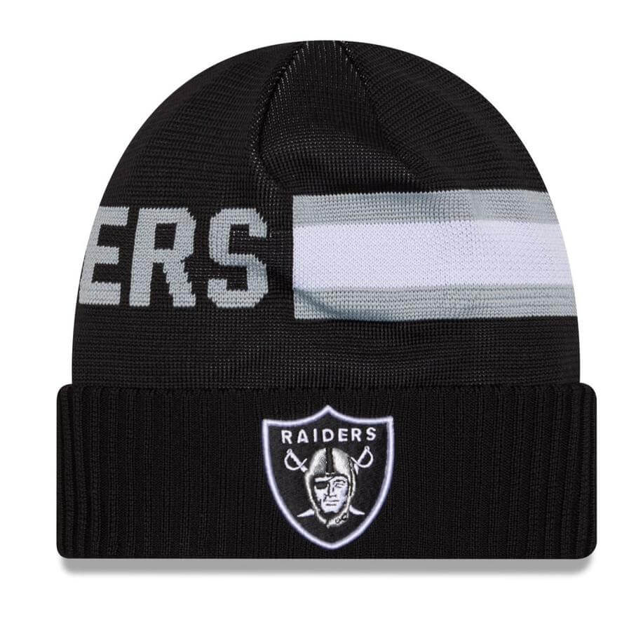 Las Vegas Raiders 2024 Cold Weather Tech Knit Beanie New Era