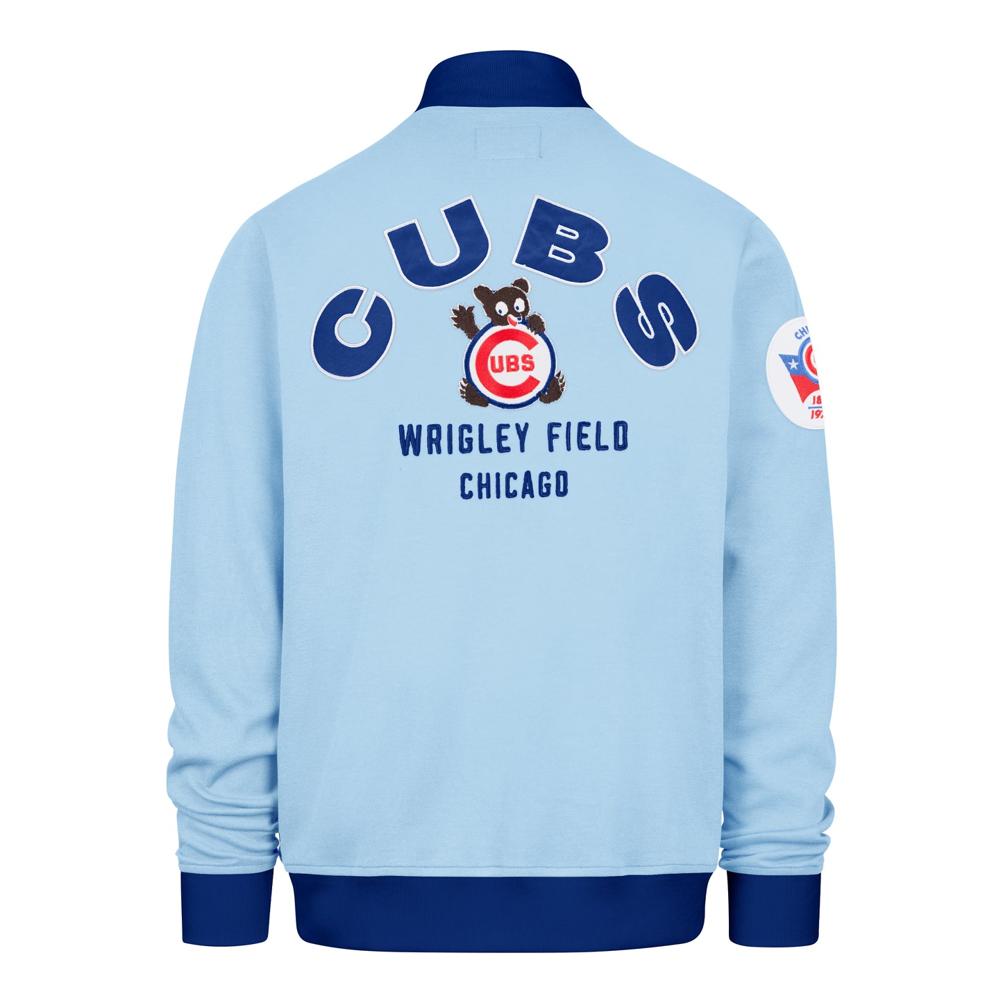 Chicago Cubs Cooperstown Powder Blue Pitcher Track Jacket