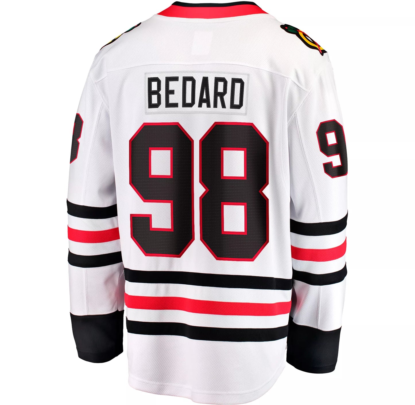 adidas jersey conor bedard chicago blackhawks white 