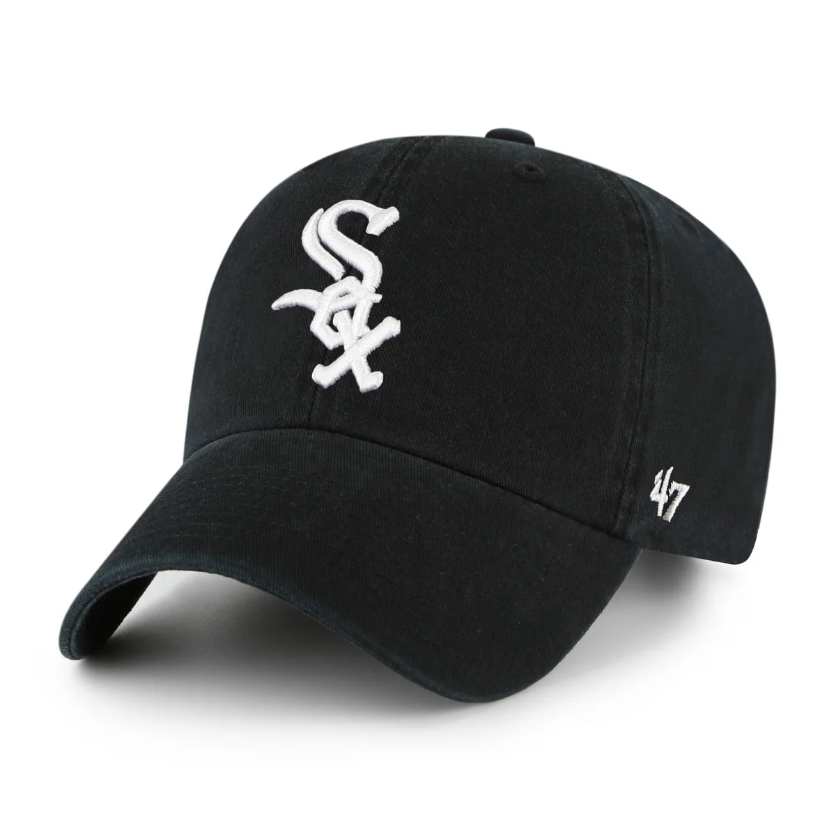 Chicago White Sox Black Heritage '47 Clean Up Hat