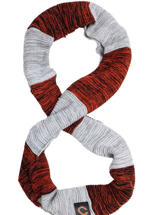 Forever Collectibles Chicago Bears Ribbed Knit Infinity Scarf