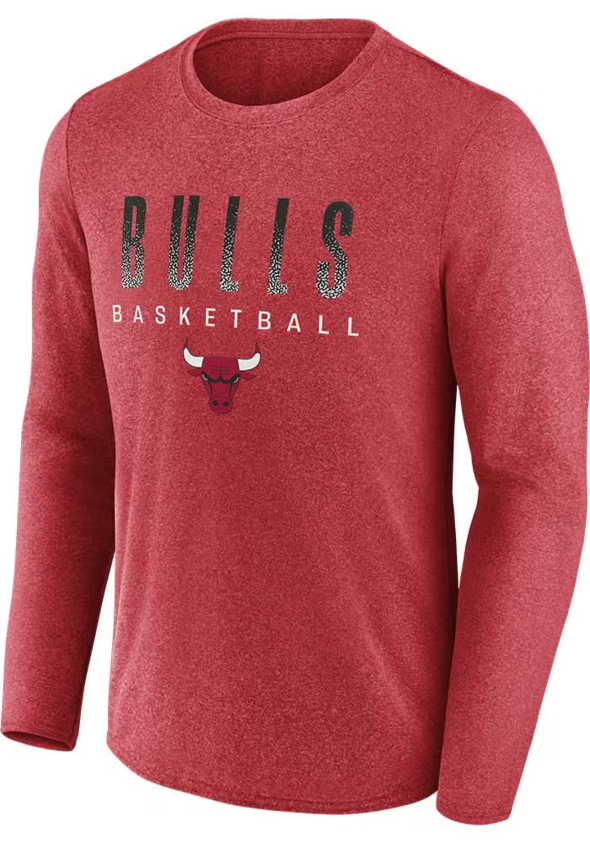 Chicago BULLS Red Where Legends Play Long Sleeve T-SHIRT