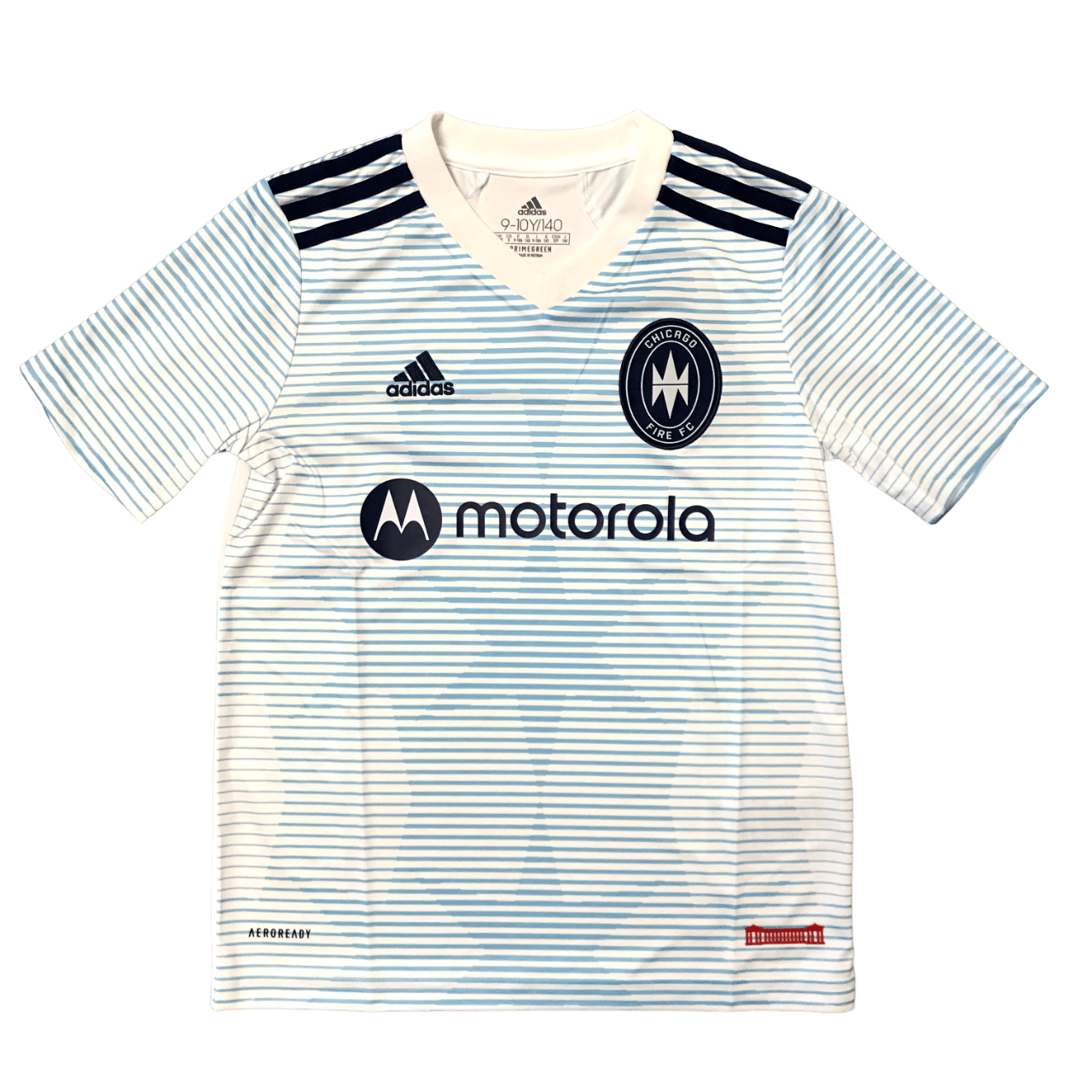 Adidas Chicago Fire MLS 2021/22 Youth Away Jersey - White