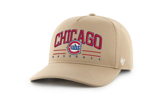Chicago Cubs Khaki Roscoe '47 Hitch Adjustable Hat