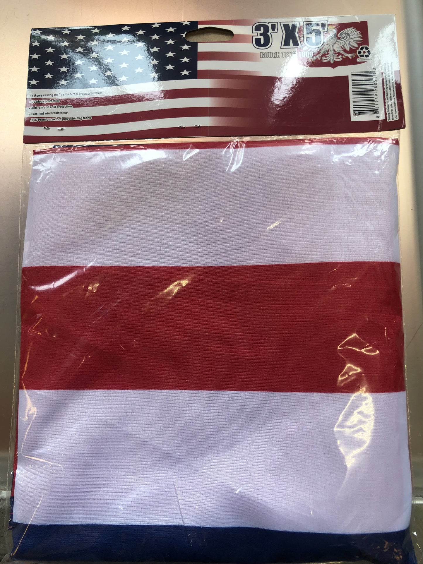 USA America Polish Poland Eagle 3'x5' Flag Rough Tex® 100D