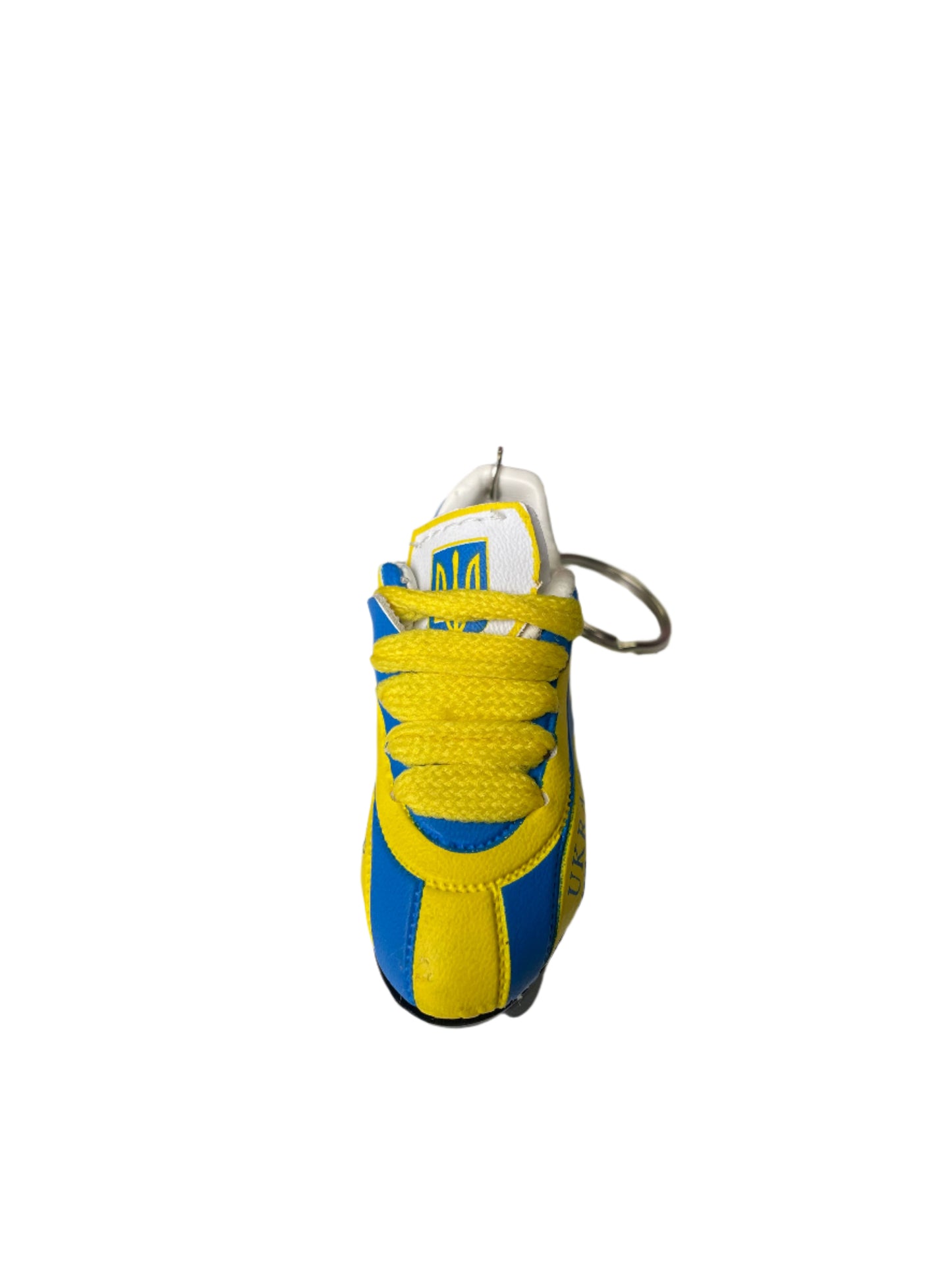 Ukraine Key Chain Soccer Shoe With Emblem