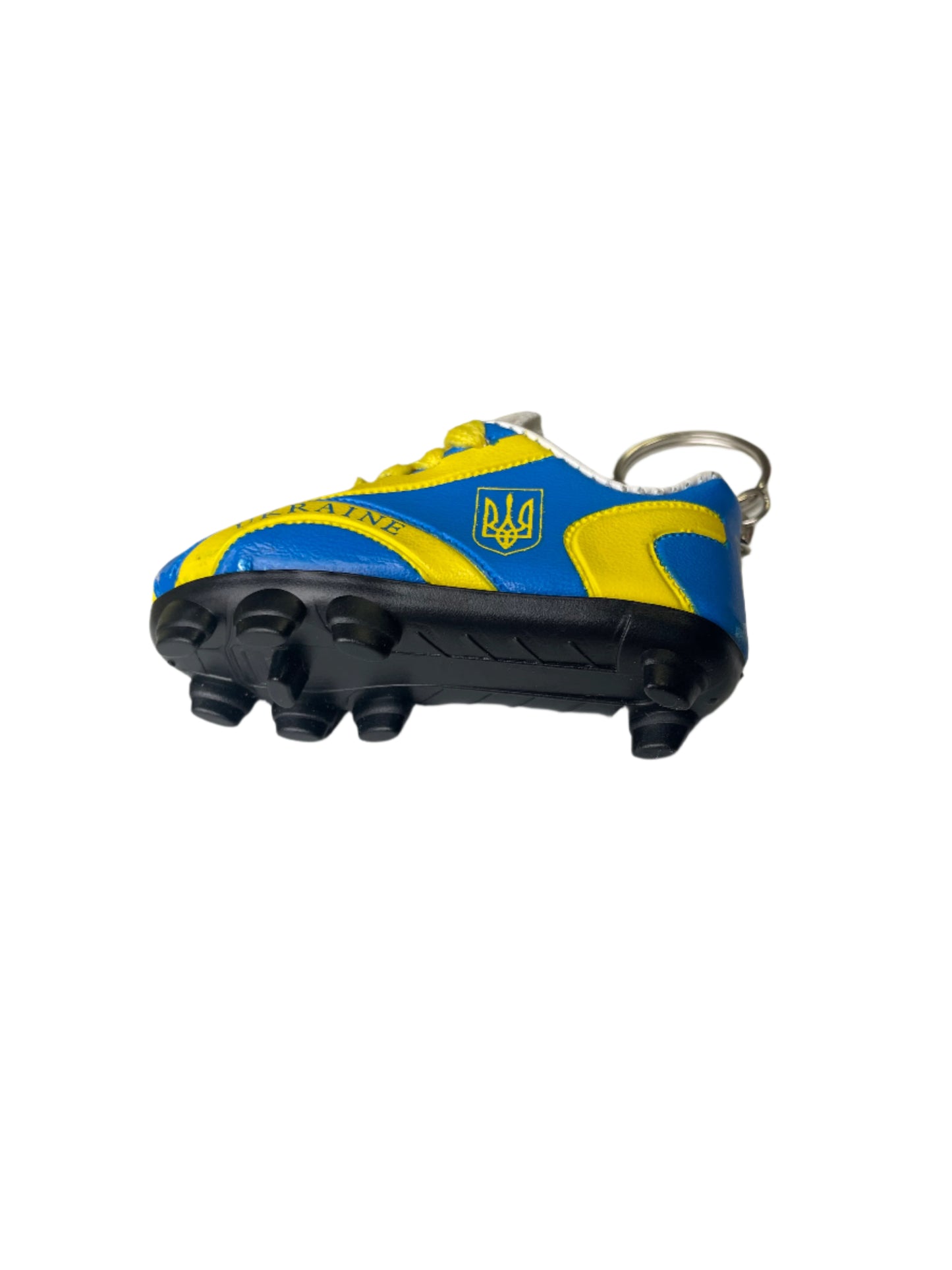 Ukraine Key Chain Soccer Shoe With Emblem