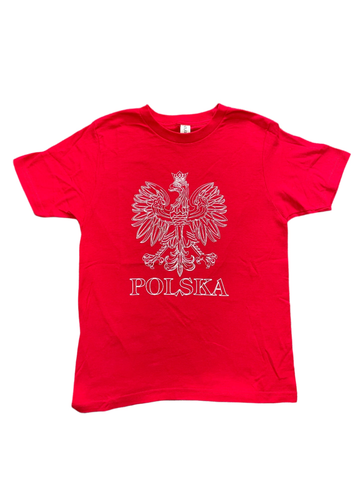 Youth-Toddler Polish Eagle Print T-Shirt Polska Red/White