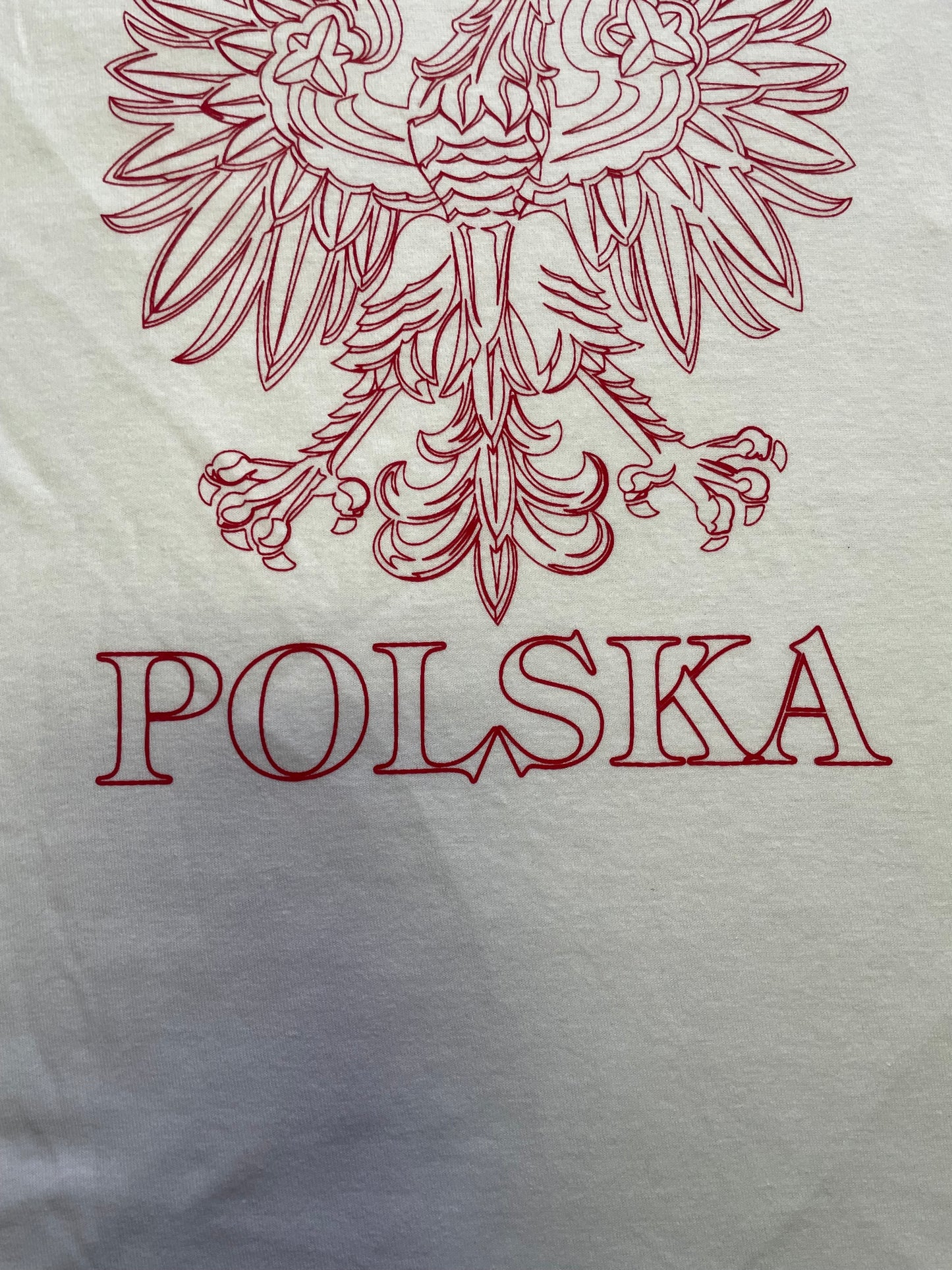 Youth-Toddler Polish Eagle Print T-Shirt Polska Red/White