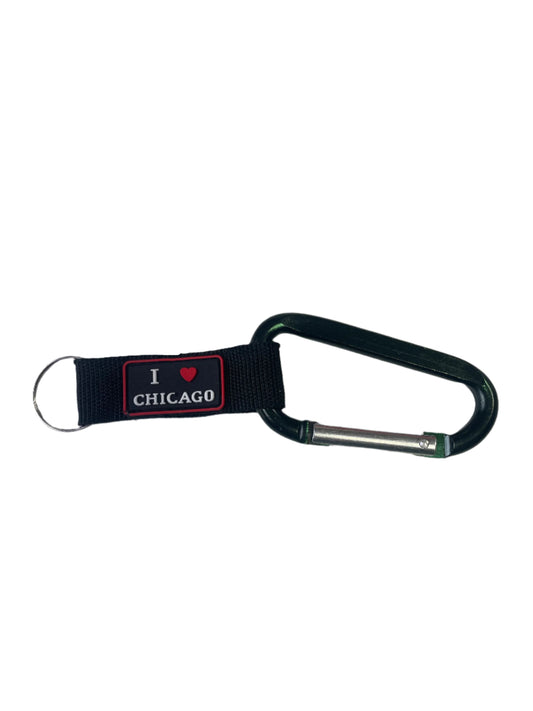 "I Love Chicago" Carabiner Keychain