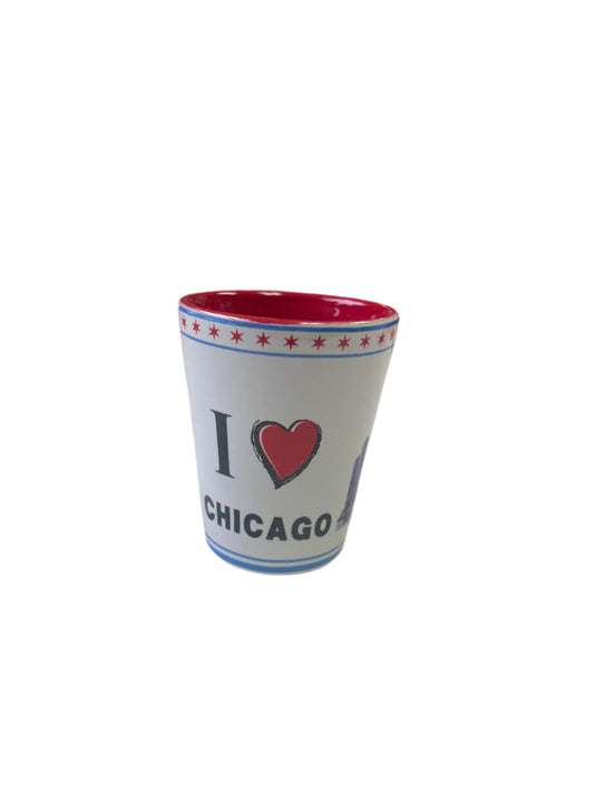 "I Love Chicago" - Chicago Souvenir Shot Glass