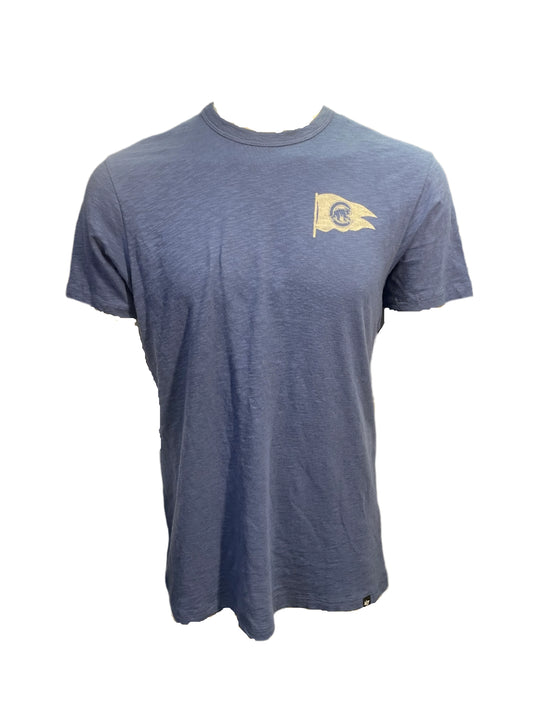 Chicago Cubs Bleacher Blue Overlook Scrum Tee '47