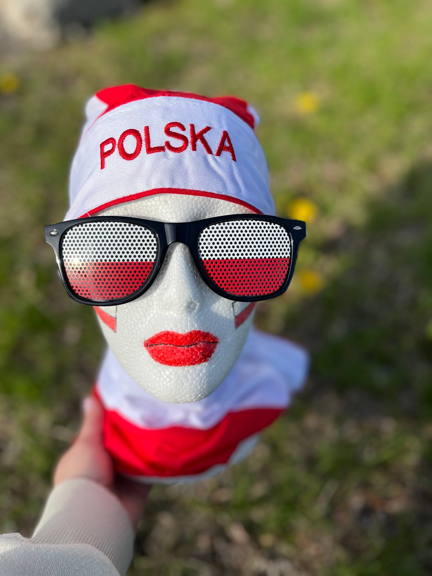 Poland Embroidered Headband Polska