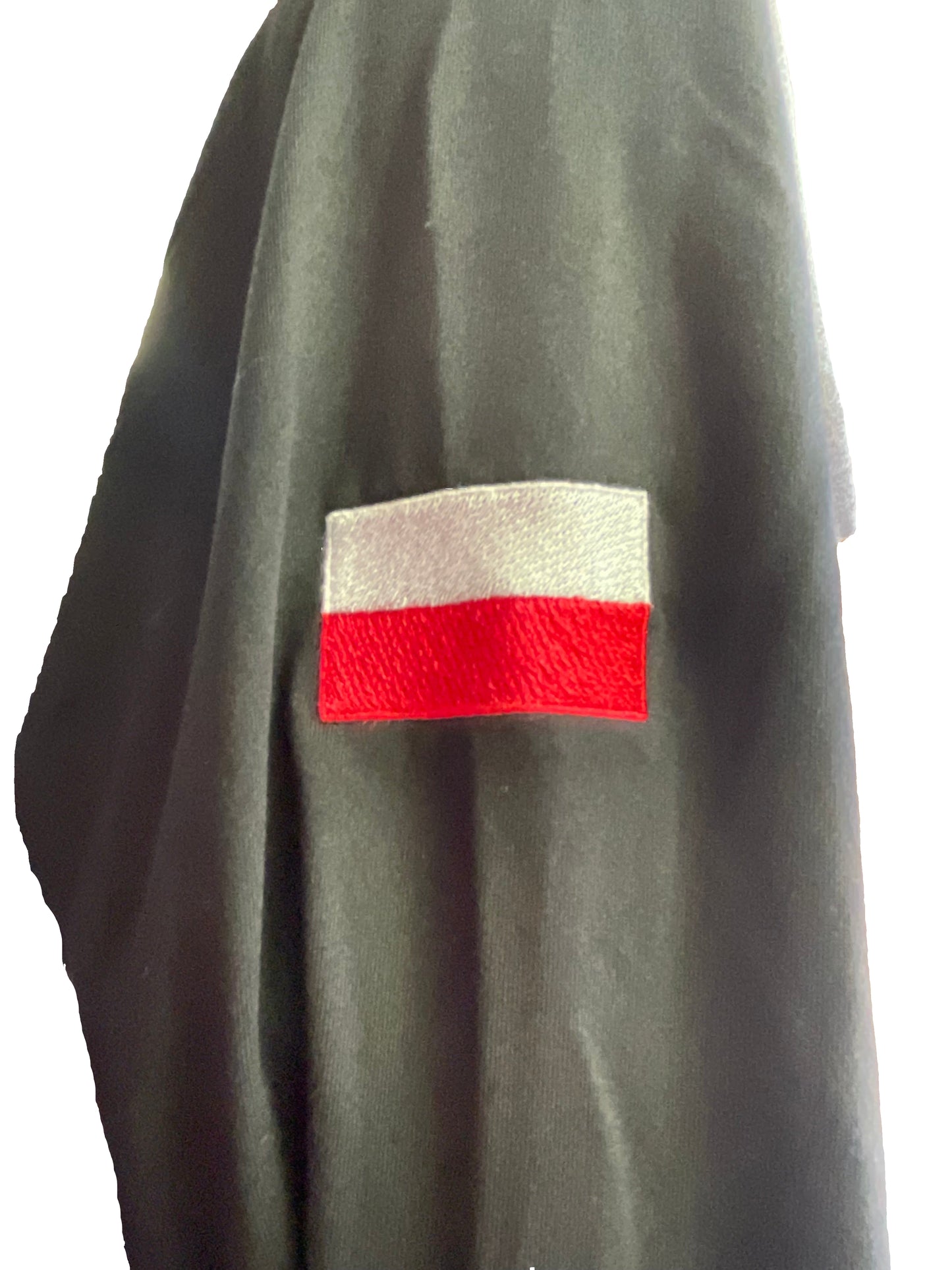 Polska Antigua Fearless 1/4 Zip Hoodie - Black