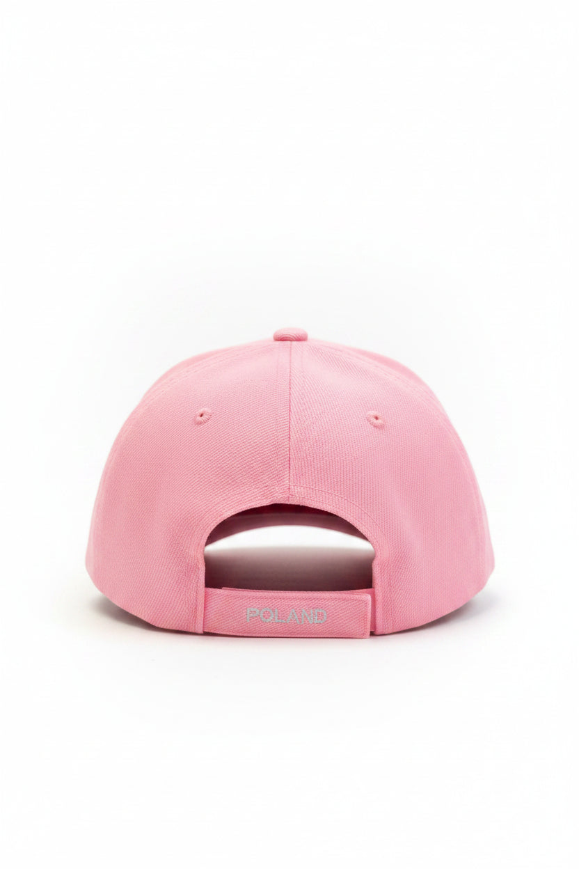 Poland Pink 3D Stitched Emblem Hat