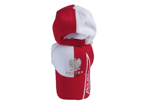 Bulk of Polska Poland National Pride Crest Hat - Red & White 12 Pack