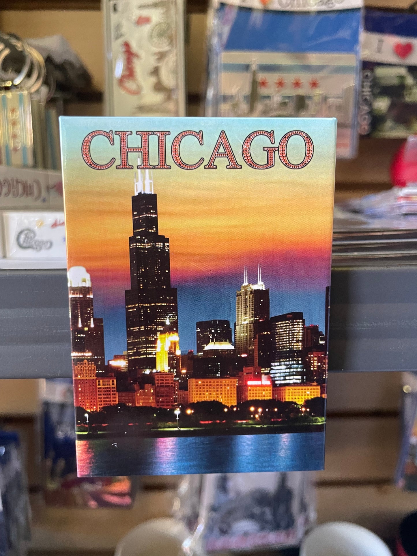 Chicago Magnet Souvenir - City Skyline