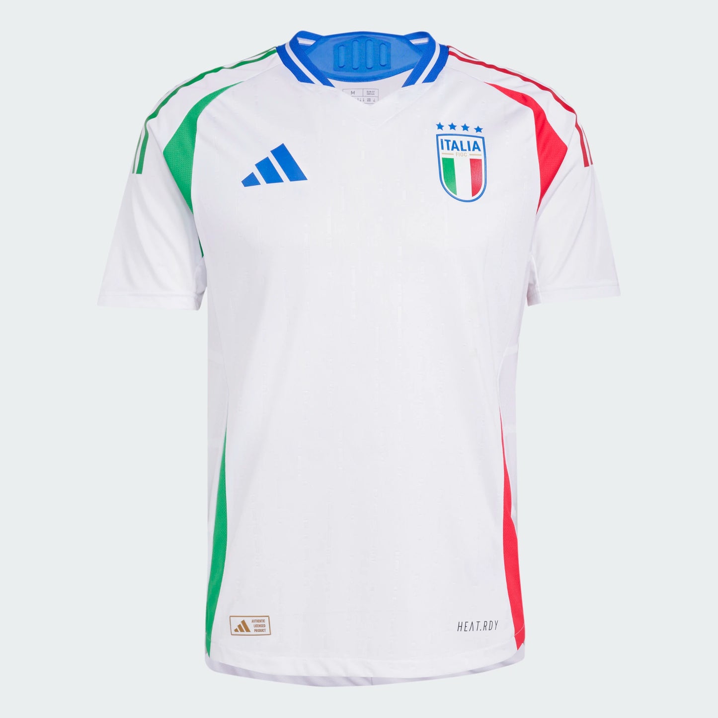 Adidas Men Adult Soccer Italy 2024 Authentic Away Jersey - White HEAT.RDY