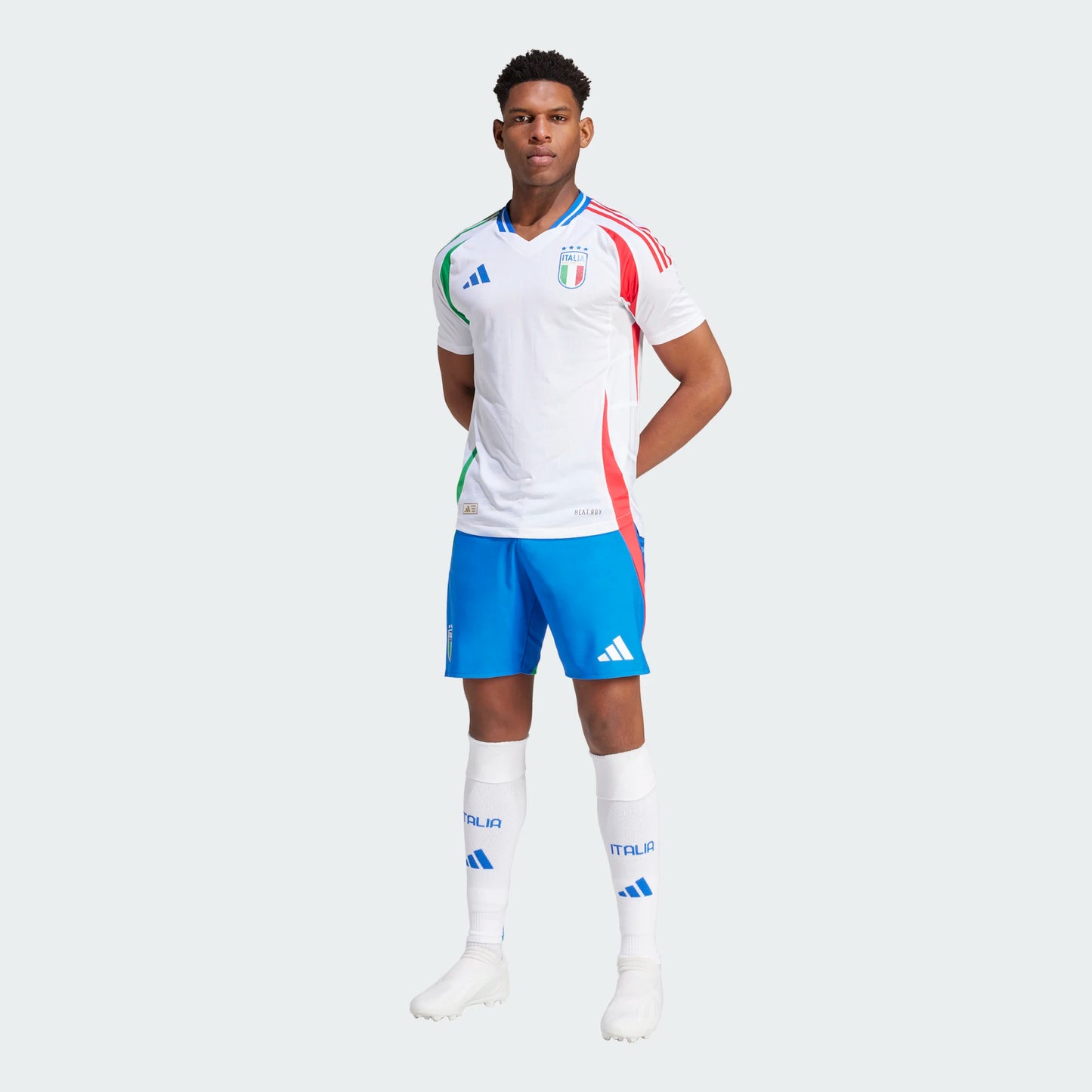 Adidas Men Adult Soccer Italy 2024 Authentic Away Jersey - White HEAT.RDY