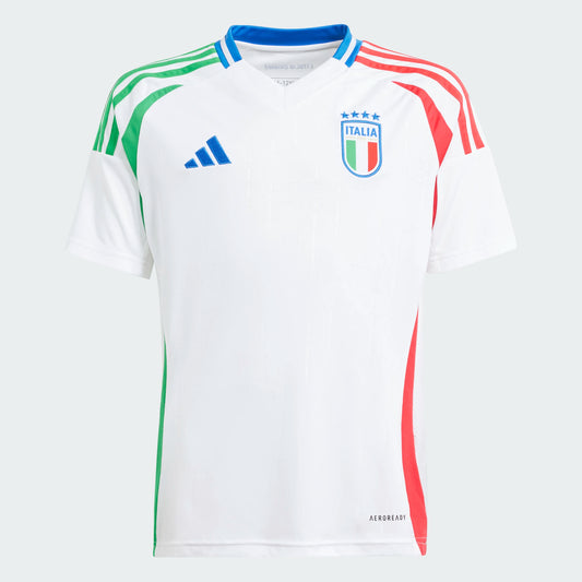 Adidas Youth Soccer Italy 2024 Avay Jersey - White