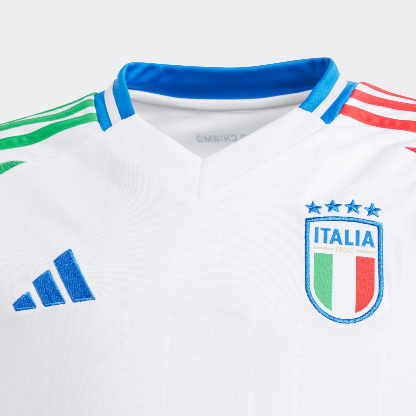 Adidas Youth Soccer Italy 2024 Avay Jersey - White