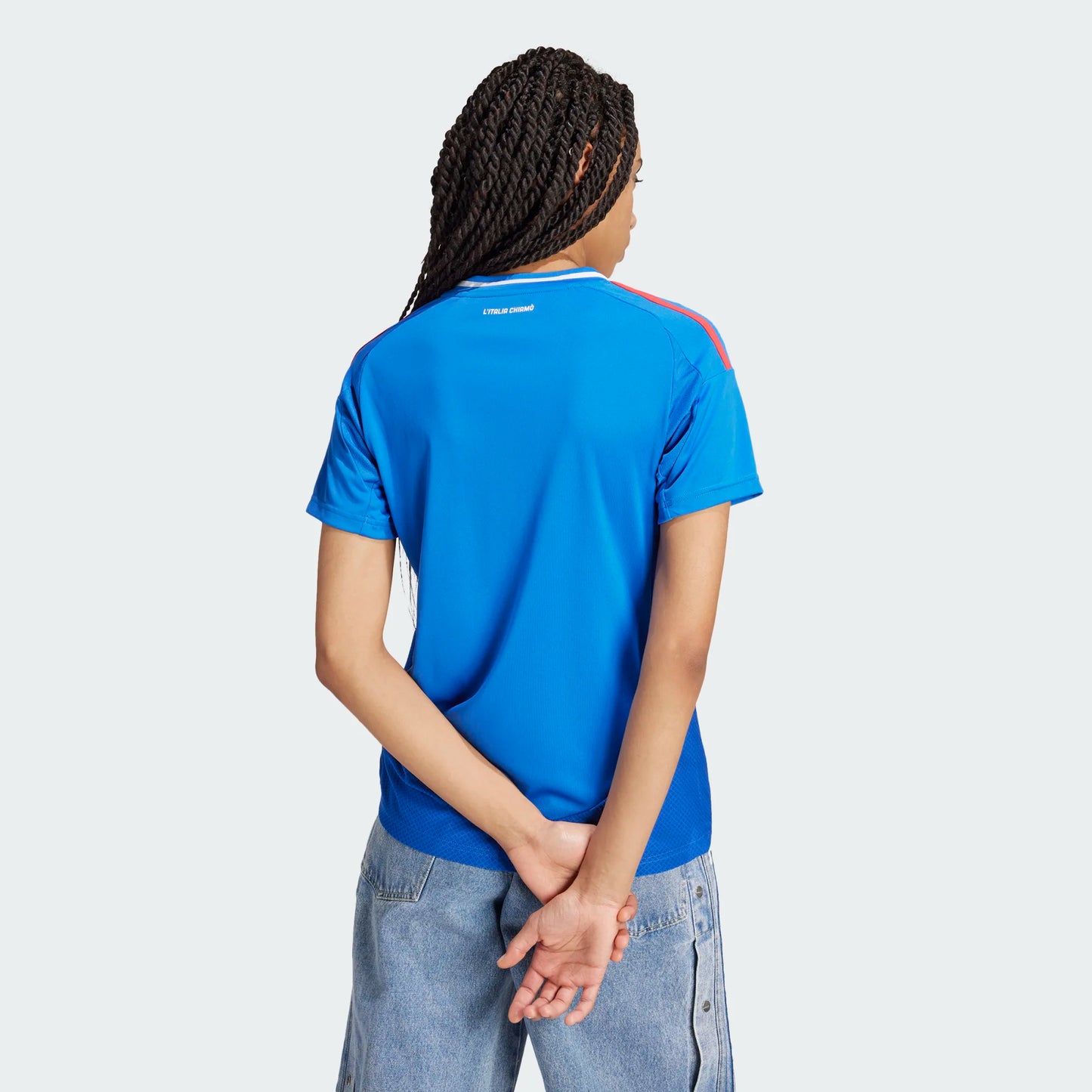 Adidas Women's Adult Soccer Italy 2024 Home Jersey - Blue