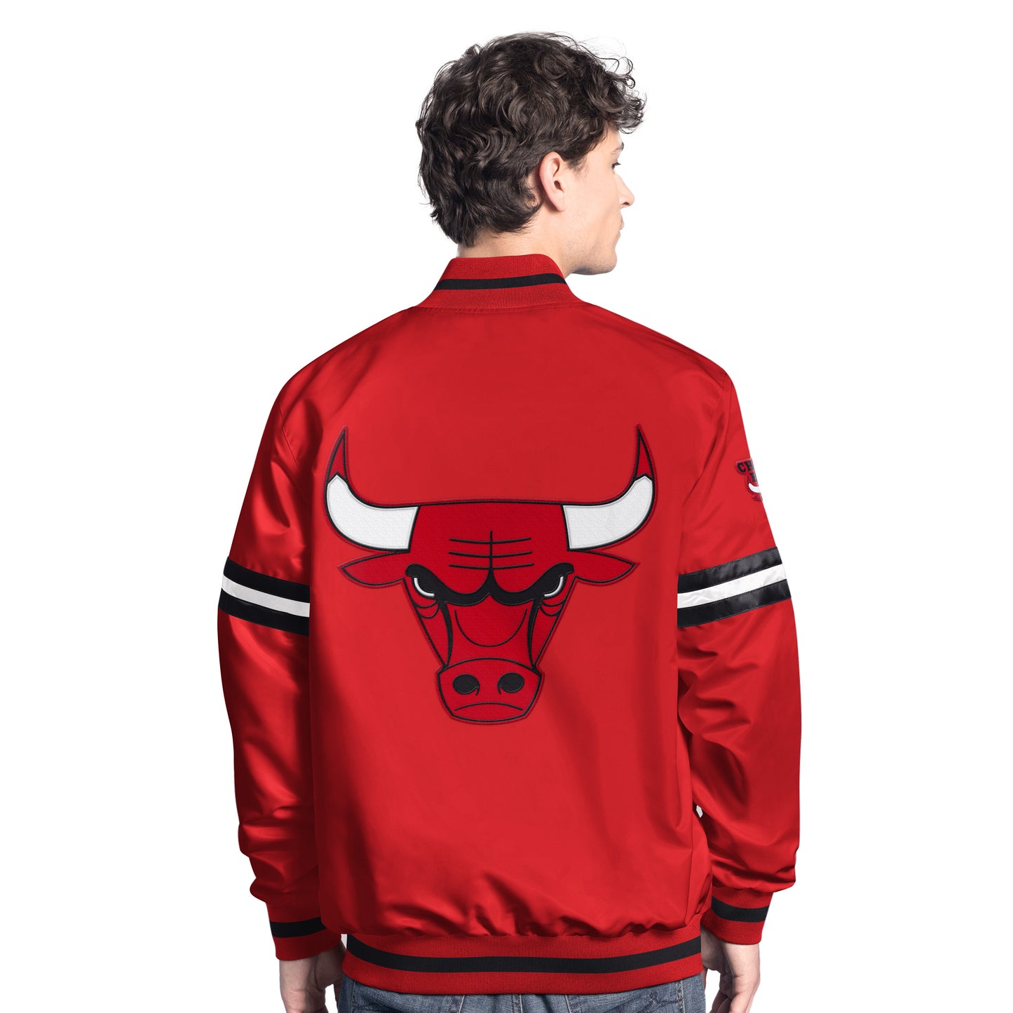 Chicago Bulls Button-Up Varsity Retro Starter Jacket