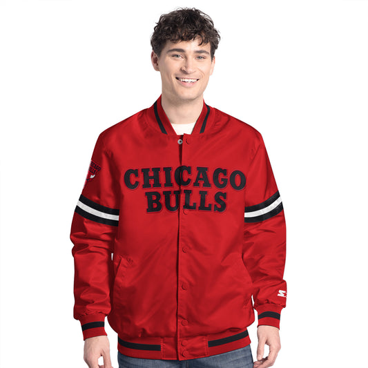 Chicago Bulls Button-Up Varsity Retro Starter Jacket