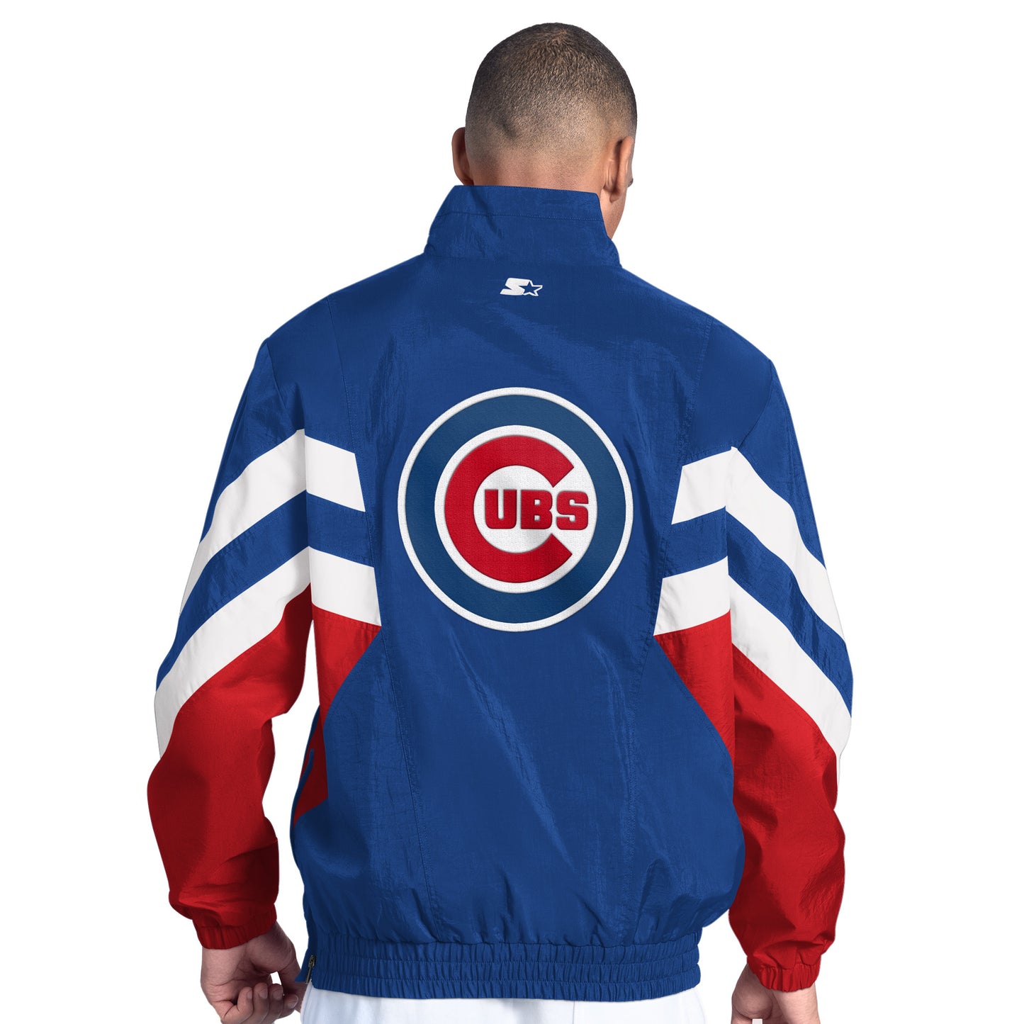 Chicago Cubs 1/2 Zip Retro Varsity Starter Jacket