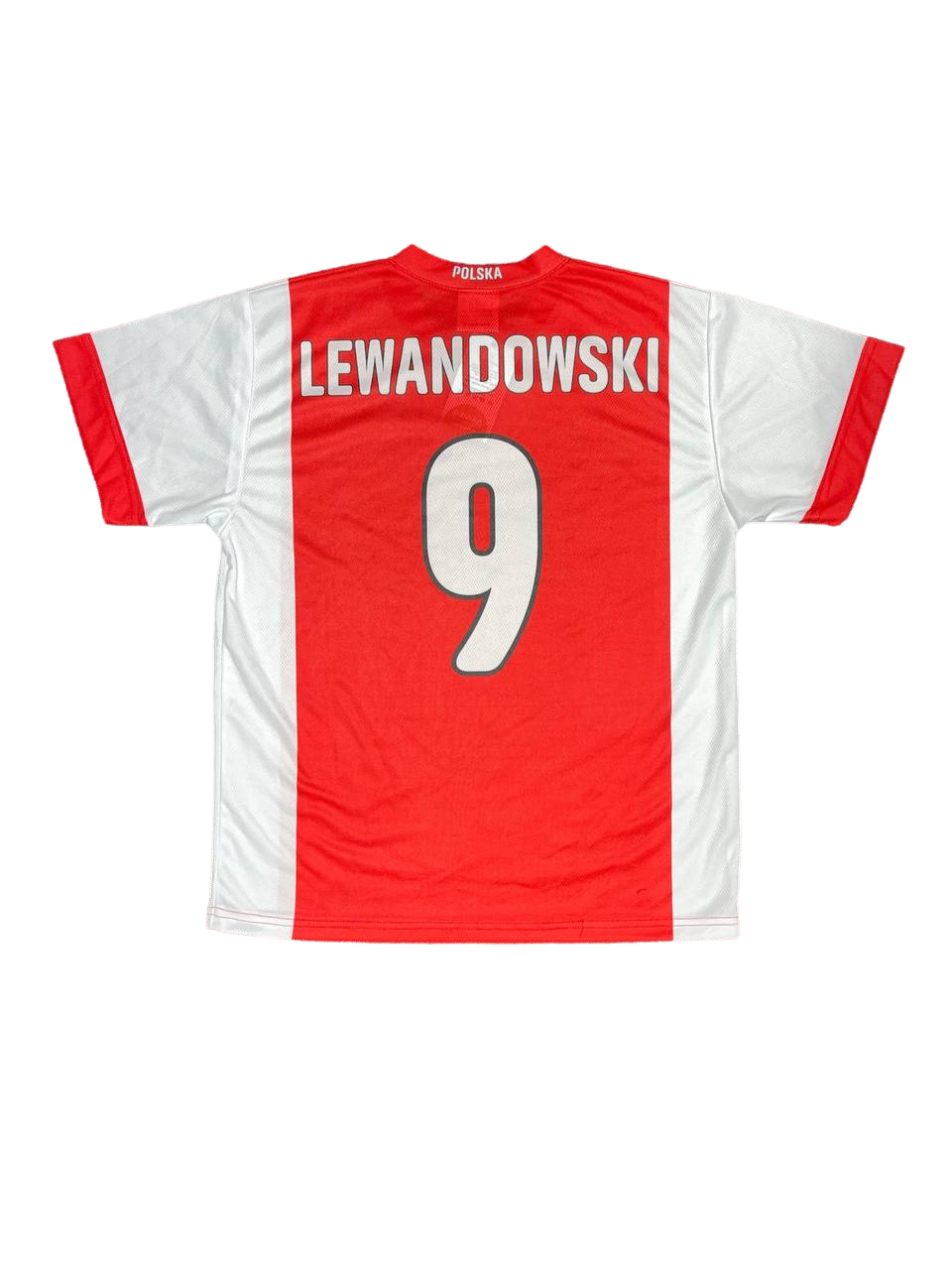 Mens Polska RED  Robert Lewandowski #9 Replica World Cup 2022 Jersey Made in Poland