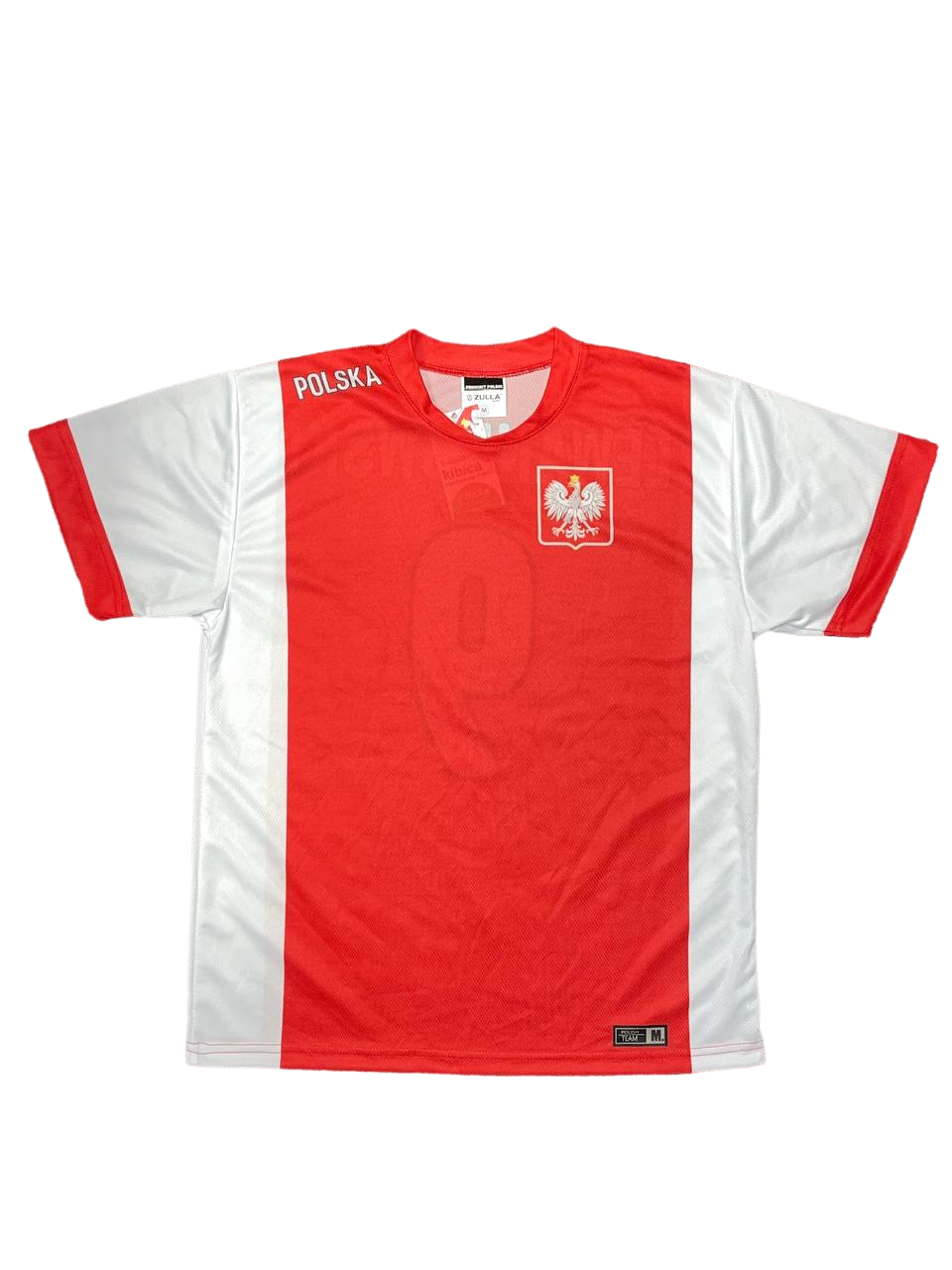 Mens Polska RED Robert Lewandowski #9 Replica World Cup 2022 Jersey Made in Poland