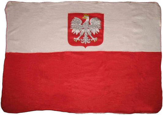 Bulk of Polish Blanket 50 x 60 Inch Soft Cozy Polska Fleece / Fleece Throw 12 Pack