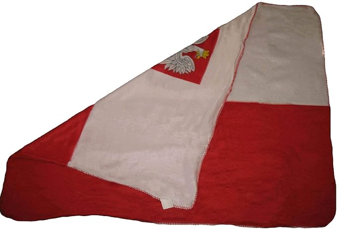 Bulk of Polish Blanket 50 x 60 Inch Soft Cozy Polska Fleece / Fleece Throw 12 Pack