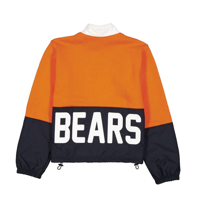 New Era Chicago Bears Women's Leisure Full-Zip Sweatshirt Jacket