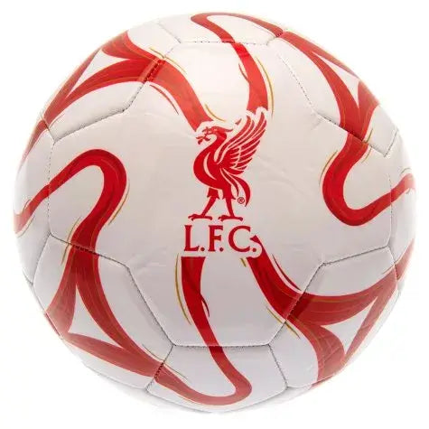 Regular Size 5 Soccer Ball Liverpool White and Red
