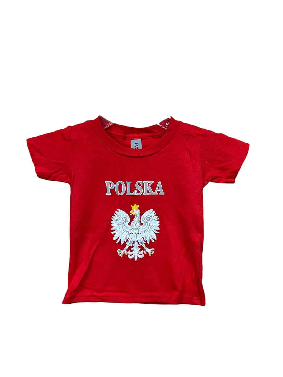 Todler Polish Eagle Print T-Shirt Polska Red/White