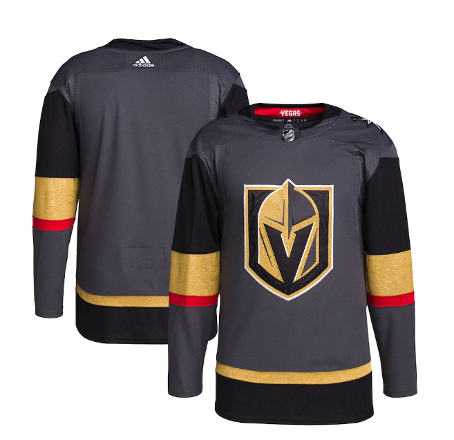 Vegas Golden Knights adidas Alternate Authentic Pro Jersey - Gray