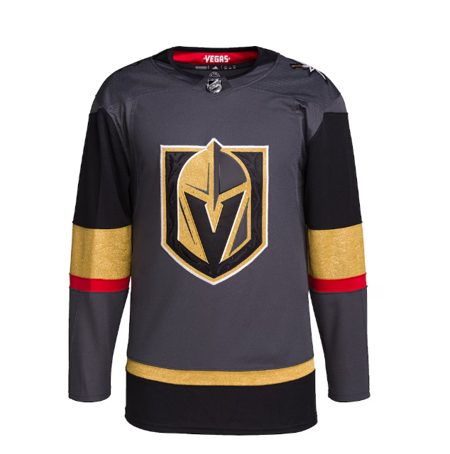 Vegas Golden Knights adidas Alternate Authentic Pro Jersey - Gray